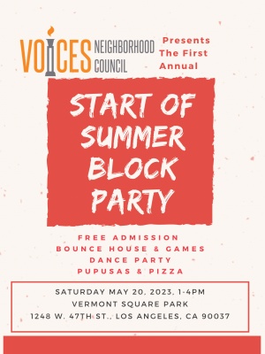 Voices NC Start of Summer Block Party 